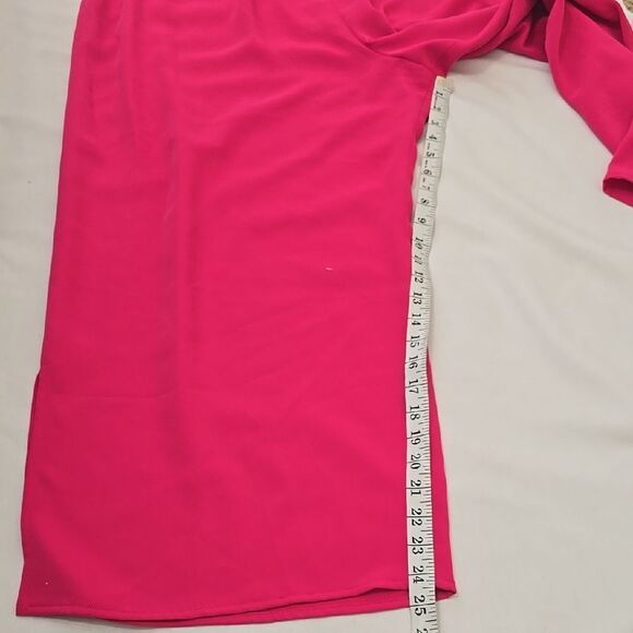Vibrant Pink Wide-Leg Jumpsuit with Relaxed Fit 2xl - Picture 5 of 8